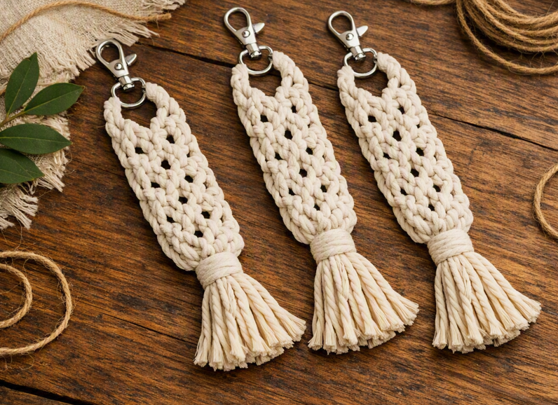 Macramé Keychain