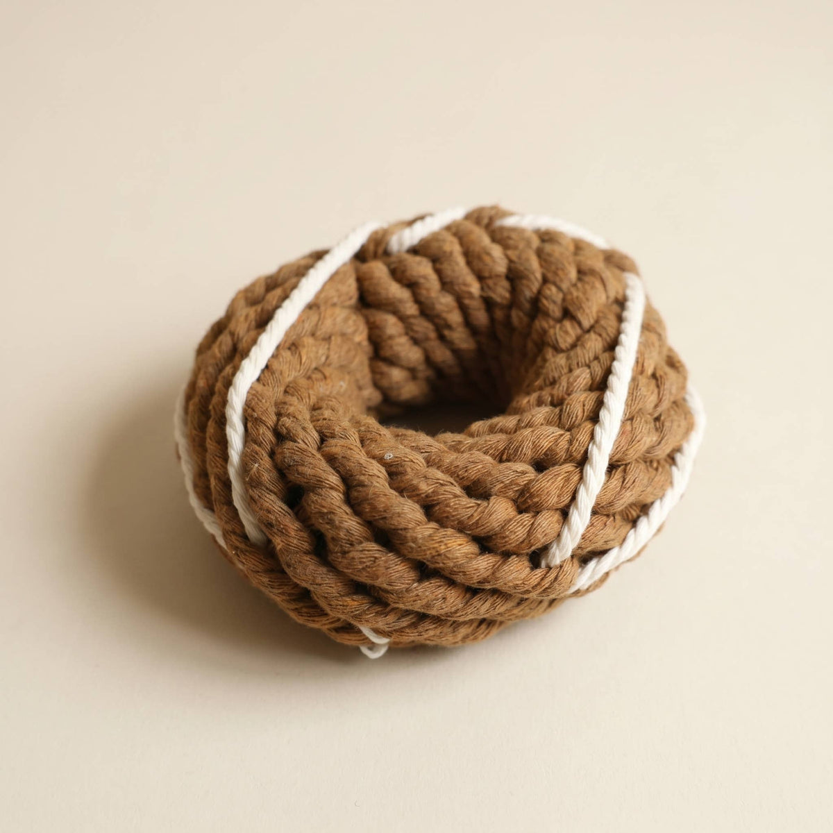 Silver Donut Rope Toy